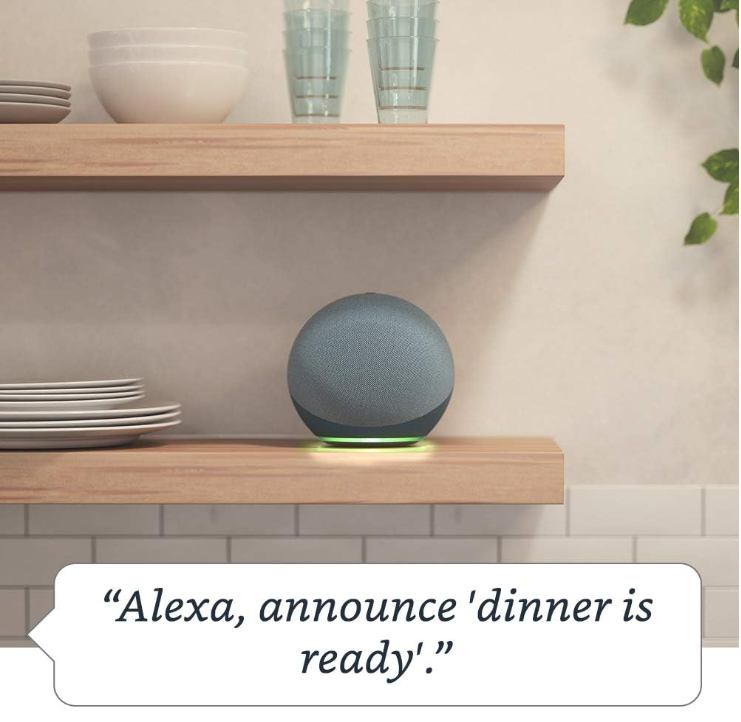 Save Big on Echo (Newest gen) |premium sound, smart home hub and Alexa