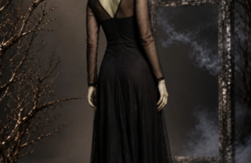 halloween-long-sleeve-maxi-dress